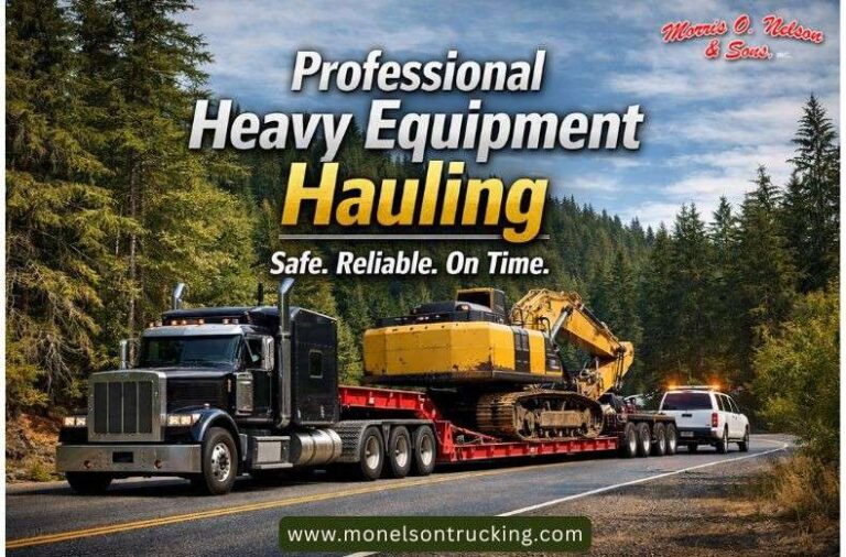 Heavy Equipment Hauling services