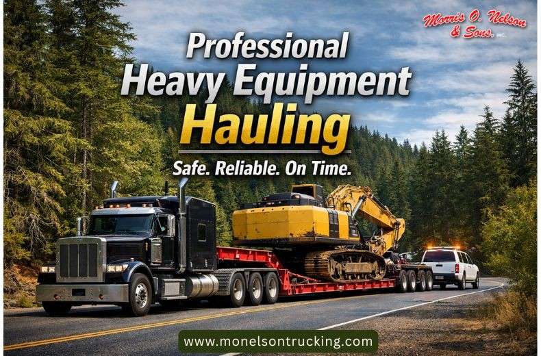 Heavy Equipment Hauling services